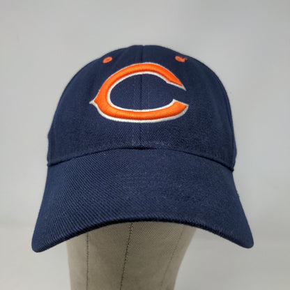 Reebok Men's Fitted Chicago Bears Hat Blue Size OSFA Embroidered C Logo