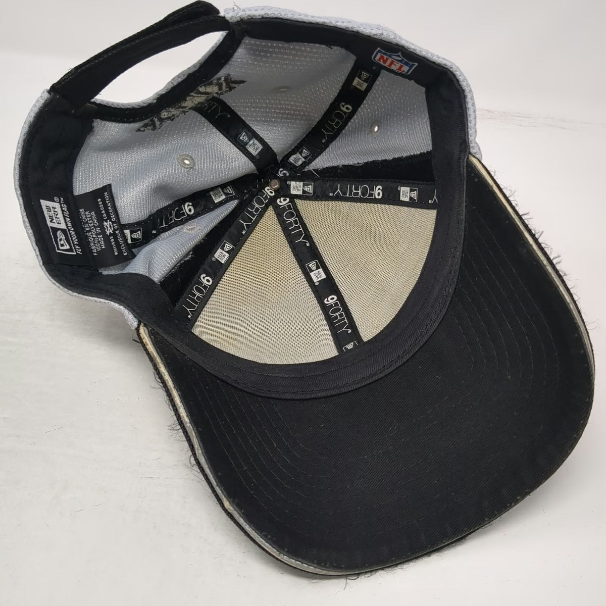 New England Patriots NFL New Era Cap Gray One Size Strapback SB XLIX Champs Hat
