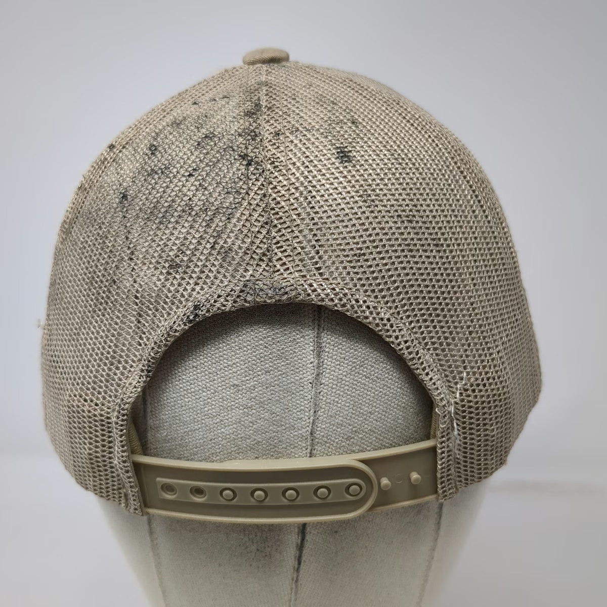 KBETHOS Ditch Witch Logo Trucker Hat Beige One Size Mesh Back Snapback Graphic