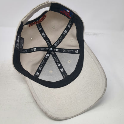 New Era MLB San Francisco Giants Baseball Cap Beige Orange One Size Strapback SF