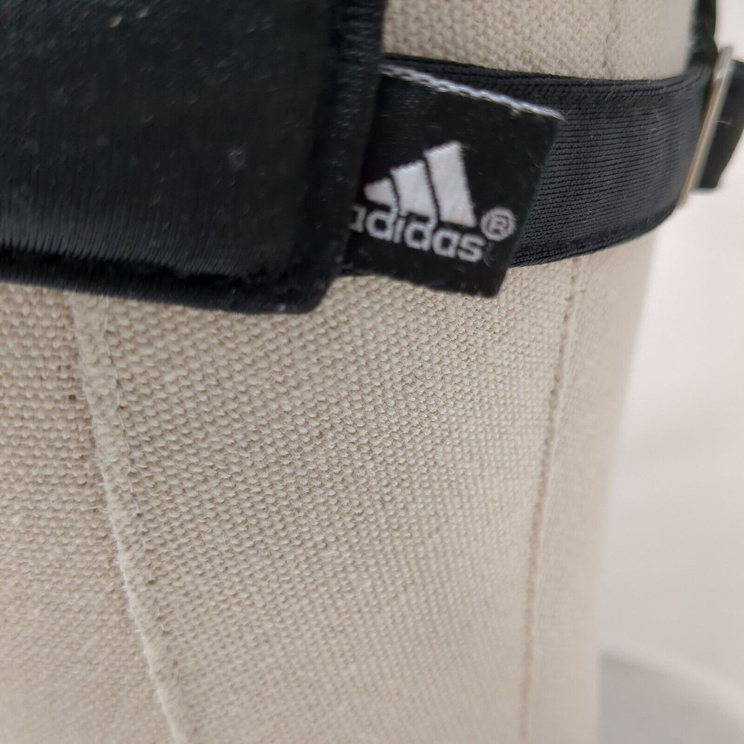Adidas Slideback Hat Black OSFA Embroidered Adjustable 3 Stripes