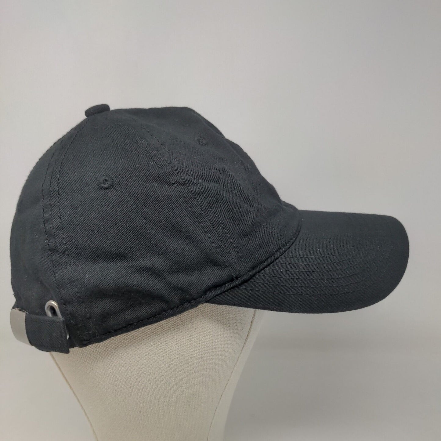 Unbranded Men's Slideback Hat Black Size OSFM Embroidered PH Logo 100% Cotton