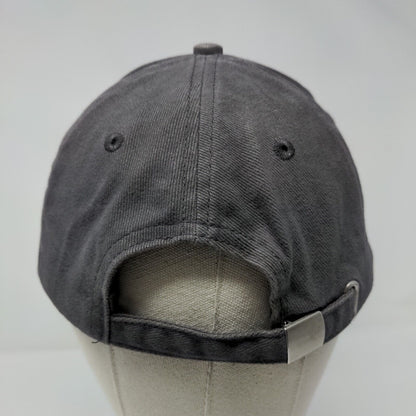 Switzerland Slideback Hat Black Gray OSFA Adjustable Embroidered 6 Panel