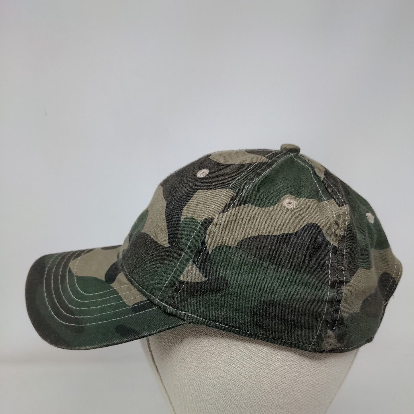 Unbranded Strapback Trucker Hat Camouflage One Size Adjustable 6 Panel Blank