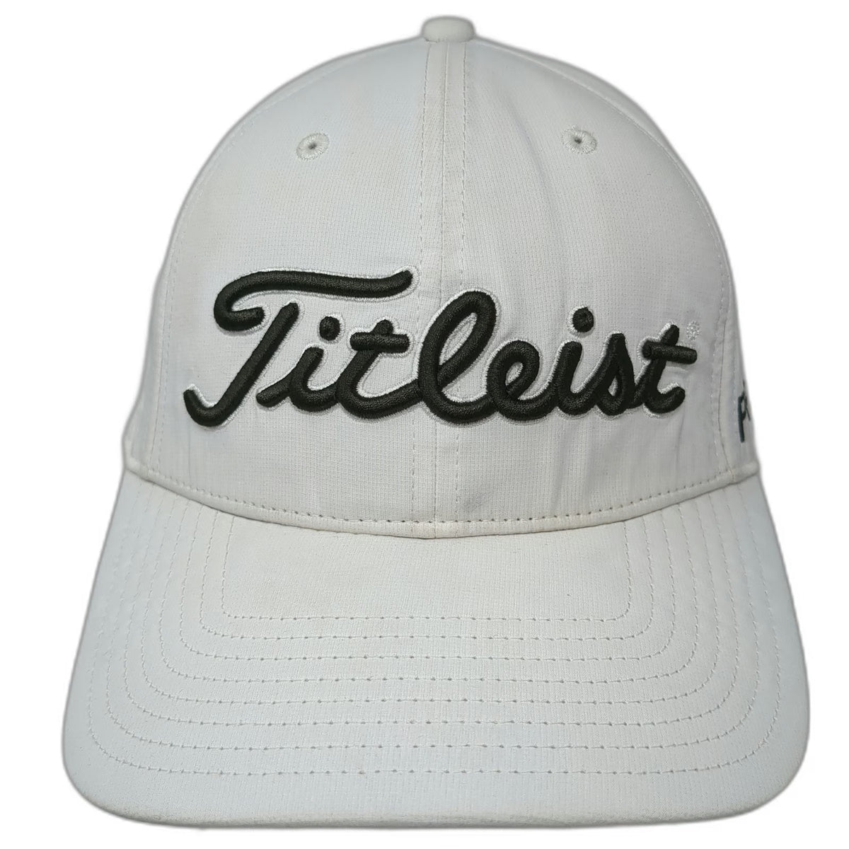 Titleist Baseball Cap White One Size Pro V1 FJ Performance Slideback Golf Hat