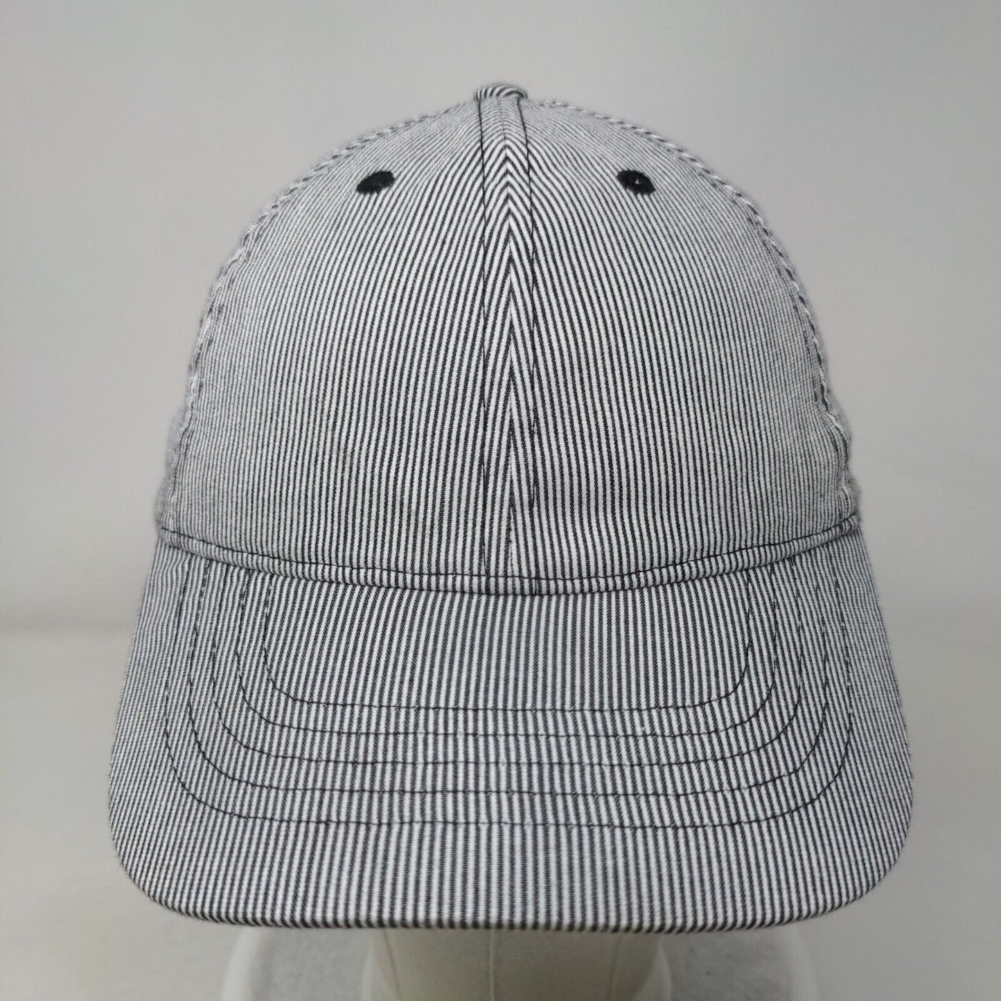 Unbranded Slideback Hat Multicolor OSFM Adjustable Pinstripe Vented Holes