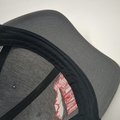 Richardson Trucker Hat Gray One Size Mesh Back TRU Mountain Pine Tree Snapback