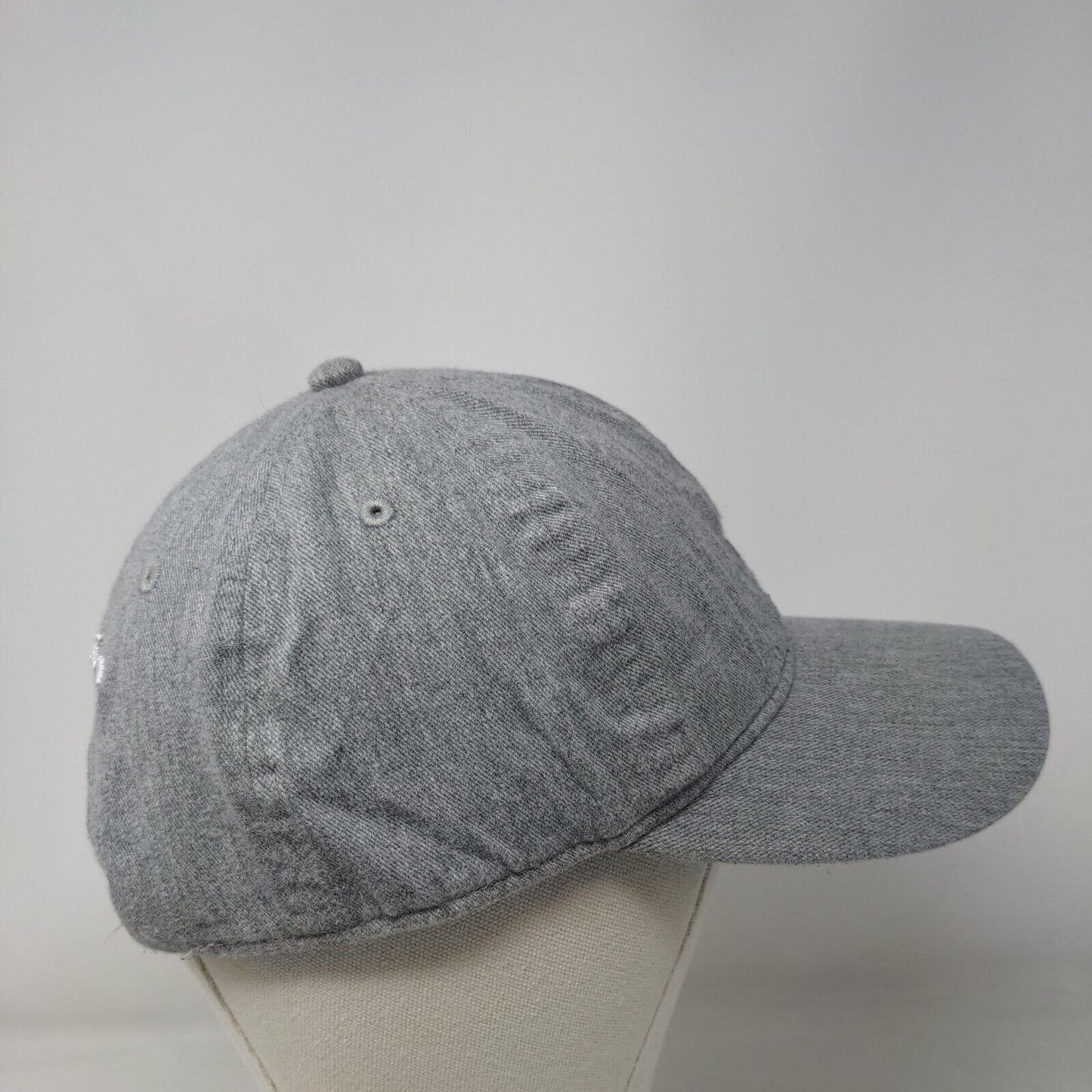 Champion C Logo Slideback Hat Solid Gray OSFA Adjustable Embroidered