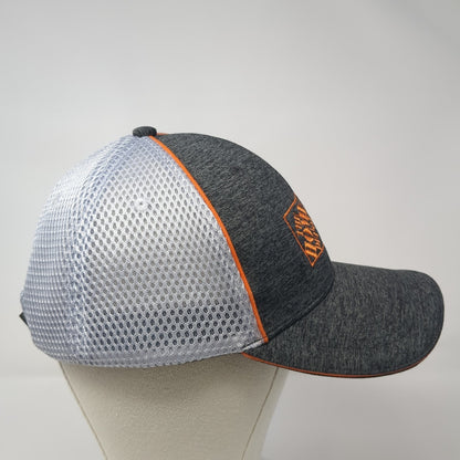 The Home Depot Strapback Hat Gray One Size Embroidered Team Depot