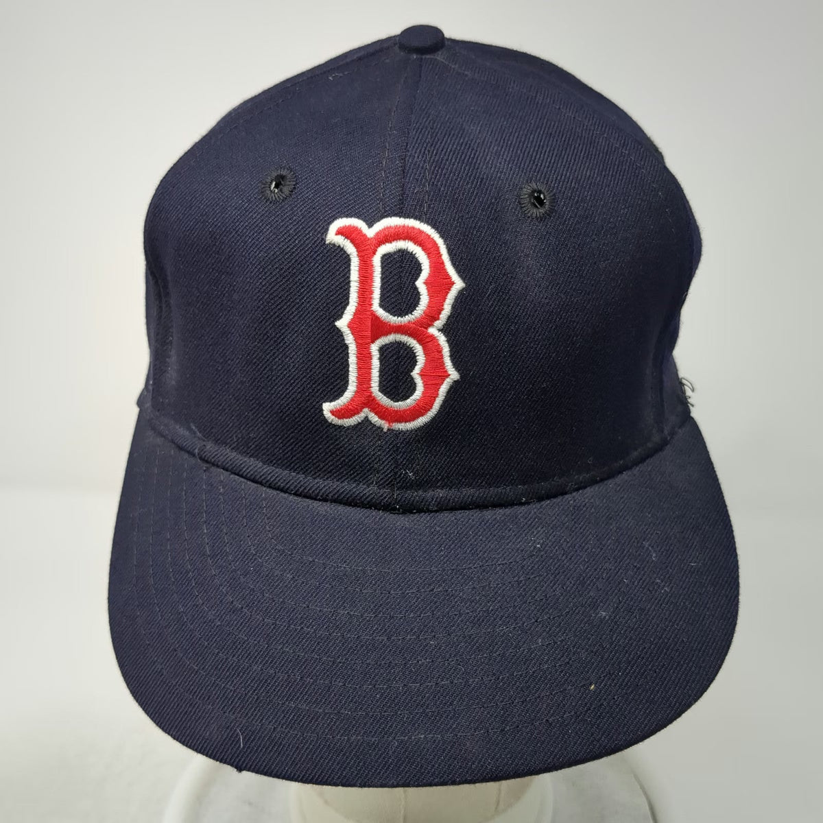 Devon Baseball Cap Blue Boston MLB Red Sox 7 1/8 Fitted Wool Made In USA Hat
