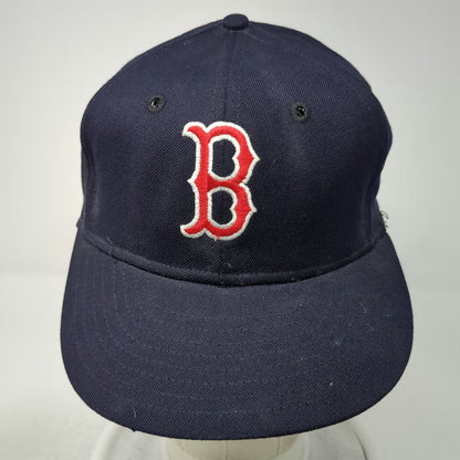 Devon Baseball Cap Blue Boston MLB Red Sox 7 1/8 Fitted Wool Made In USA Hat