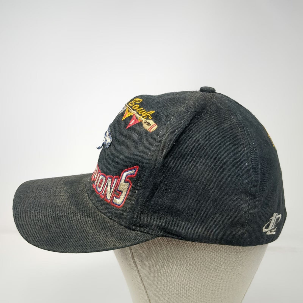 Denver Broncos NFL Logo Athletic Snapback Black Super Bowl XXXII Champs Vintage