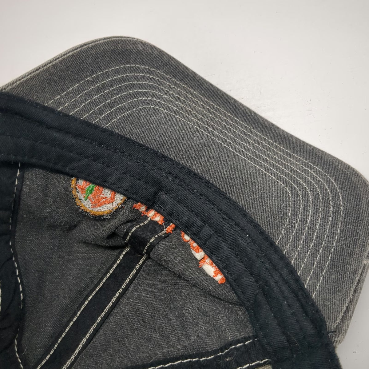 Outdoor Cap Baseball Cap Gray Green One Size NW Log-istics Contrast Stitch Hat