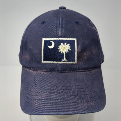 South Carolina Flag Slideback Hat Blue OS Adjustable Embroidered Patriotic Anvil