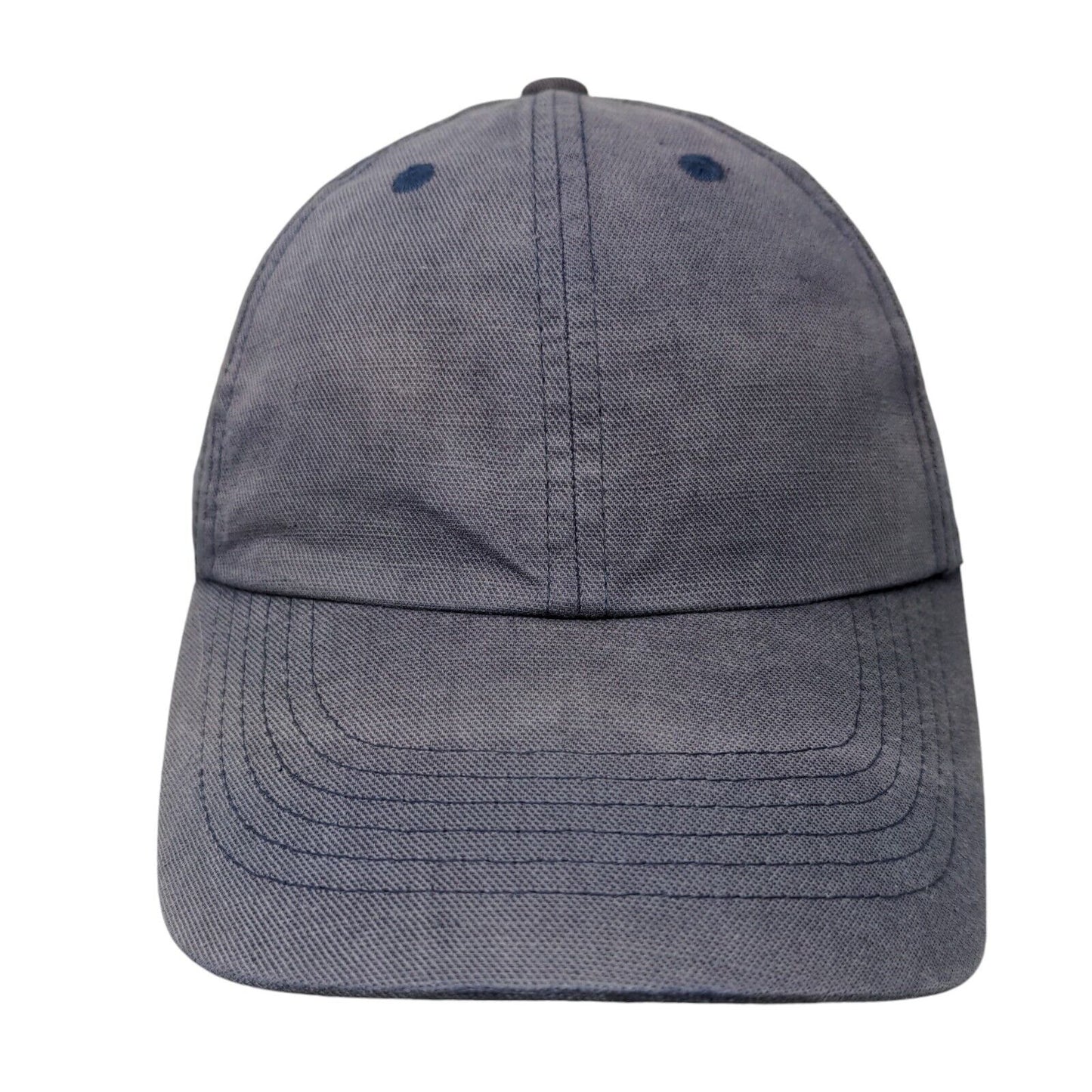 Imperial Slideback Hat Blue OSFM Adjustable Solid 6 Panel Blank