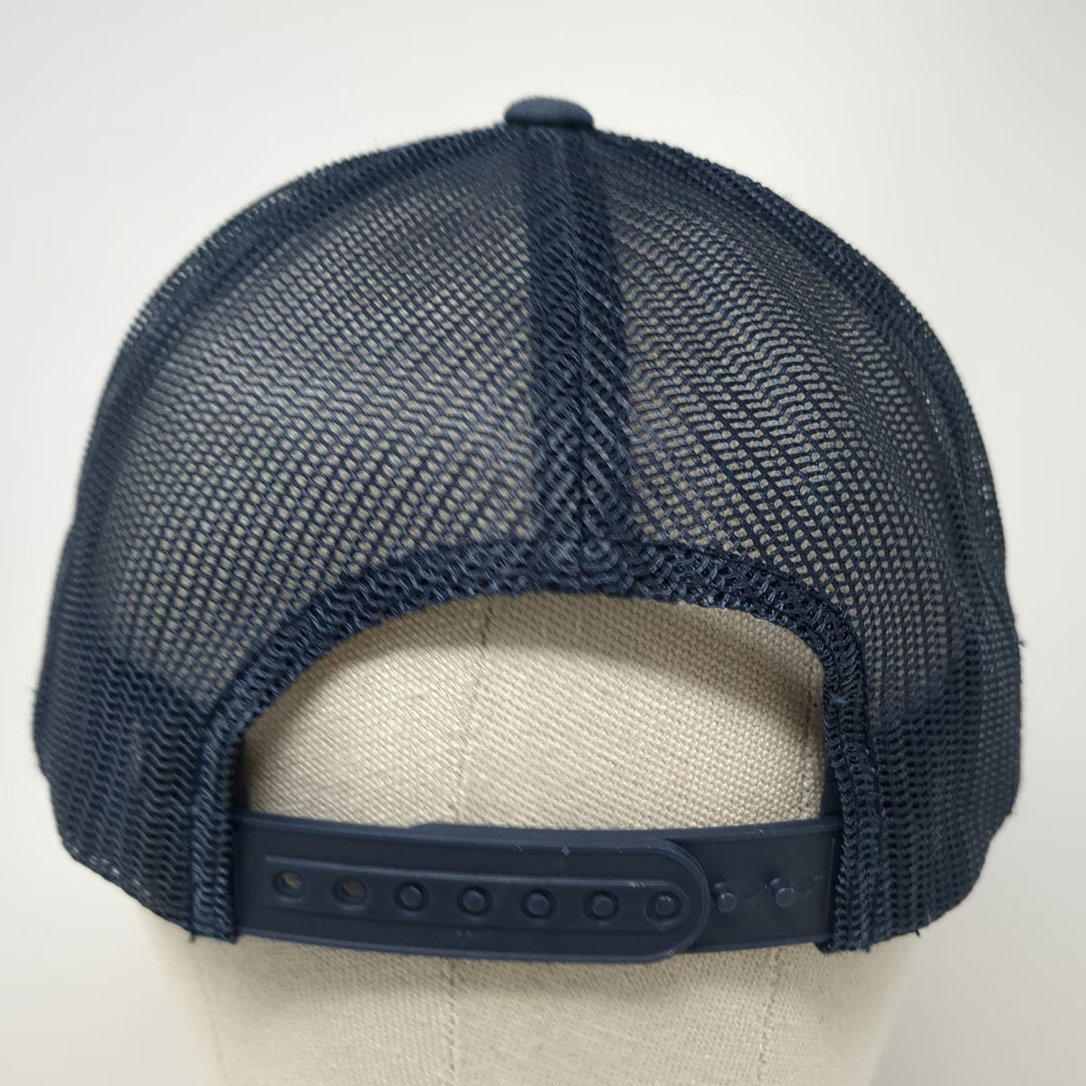 Yupoong Trucker Hat Blue One Size San Pedro Belize The Truck Stop Mesh Snapback