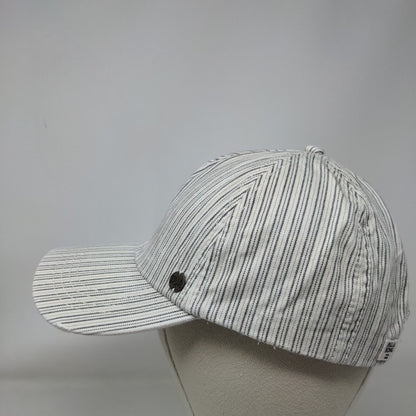 Billabong Slideback Hat Multicolor One Size Adjustable Pinstripe Blank Cotton