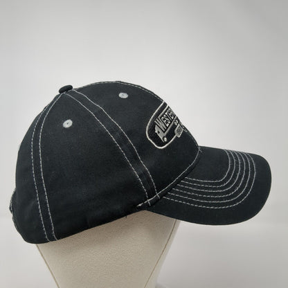 Western Trailers Strapback Hat Black One Size Embroidered 6 Panel