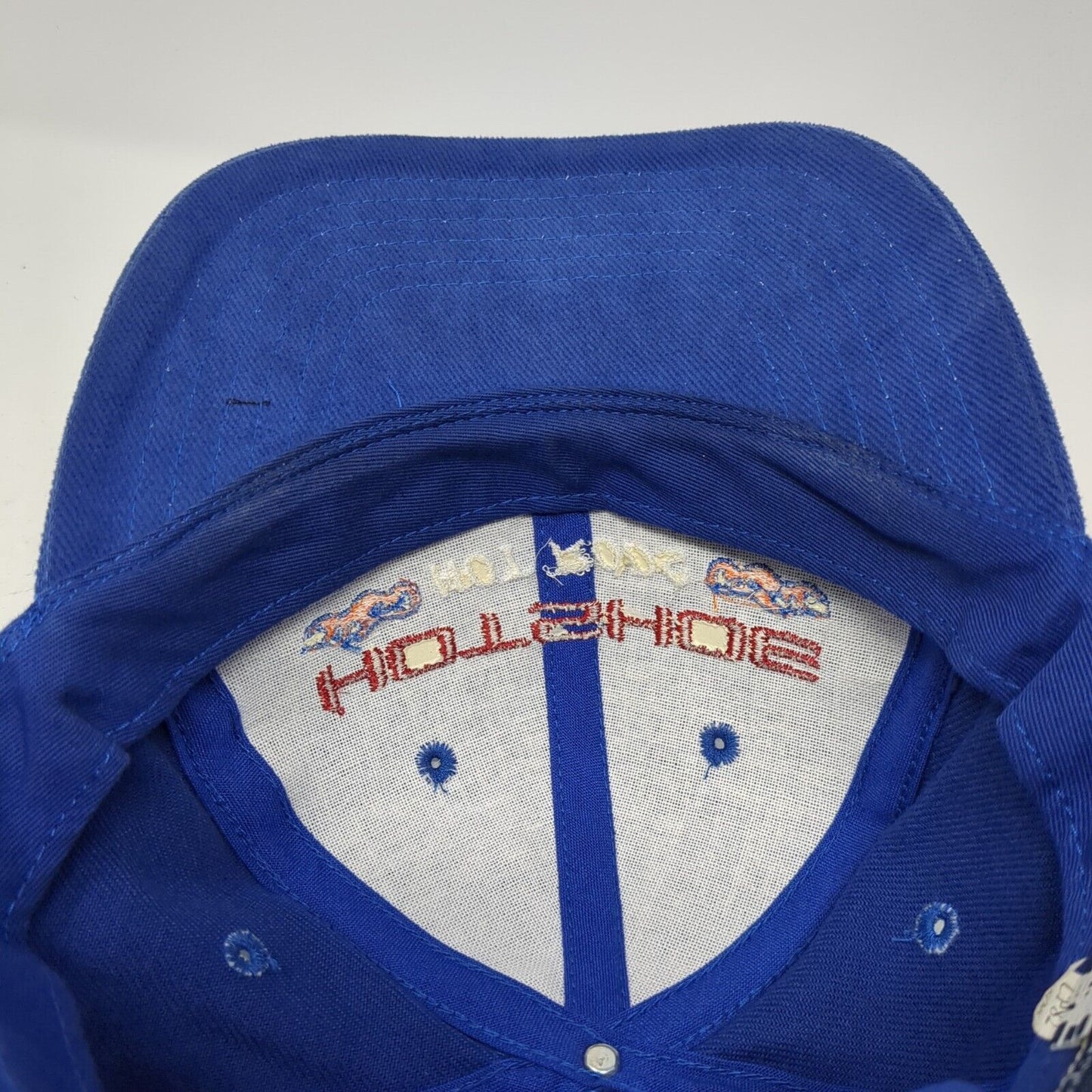 Hot Shoe Hot Rods Slideback Hat Blue OS Adjustable Embroidered Port and Company