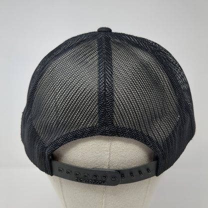 XOTHRM Snapback Trucker Hat Black One Size Adjustable Mesh Back Richardson
