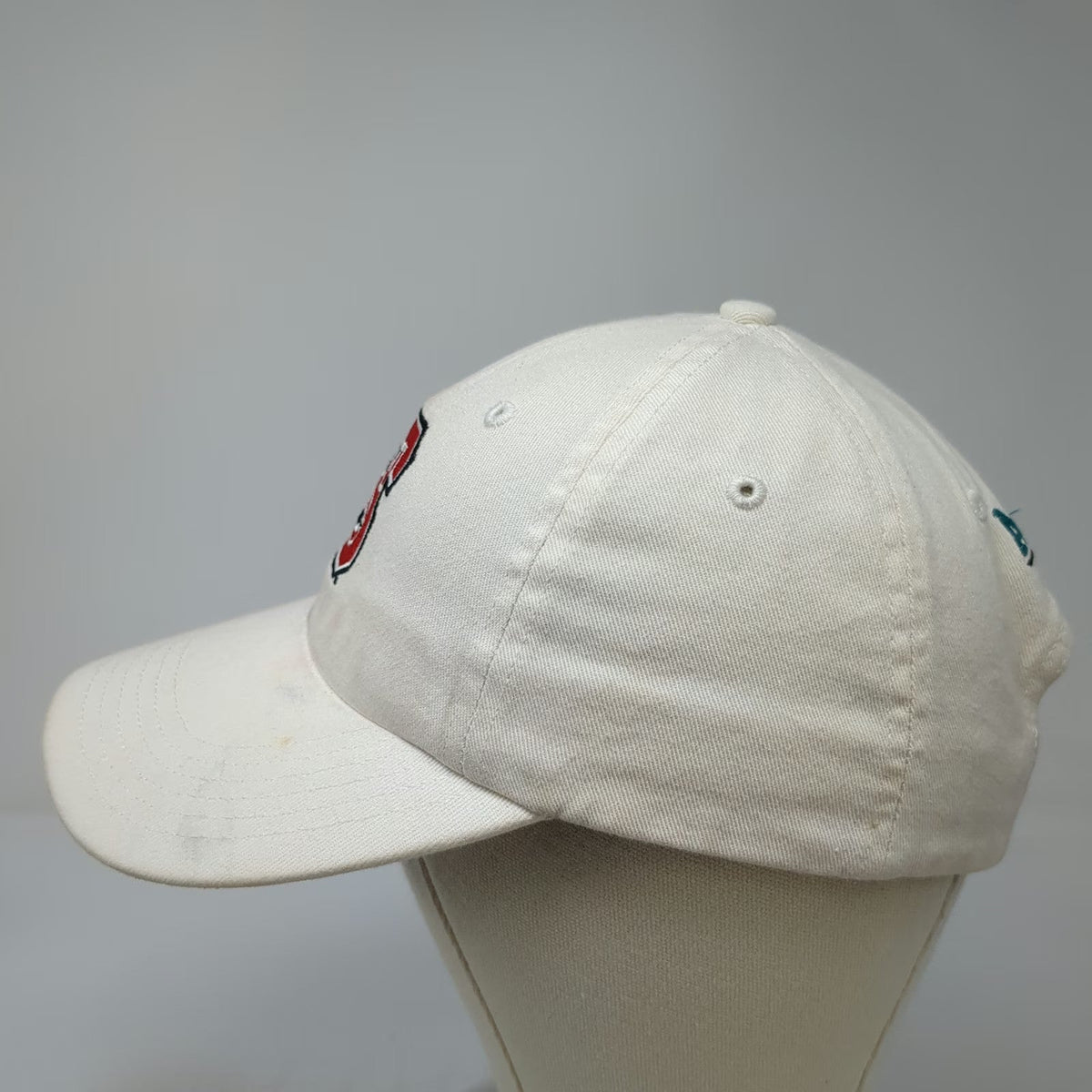 Richardson Baseball Cap White One Size NC State Atlantic Tire Service Cotton Hat