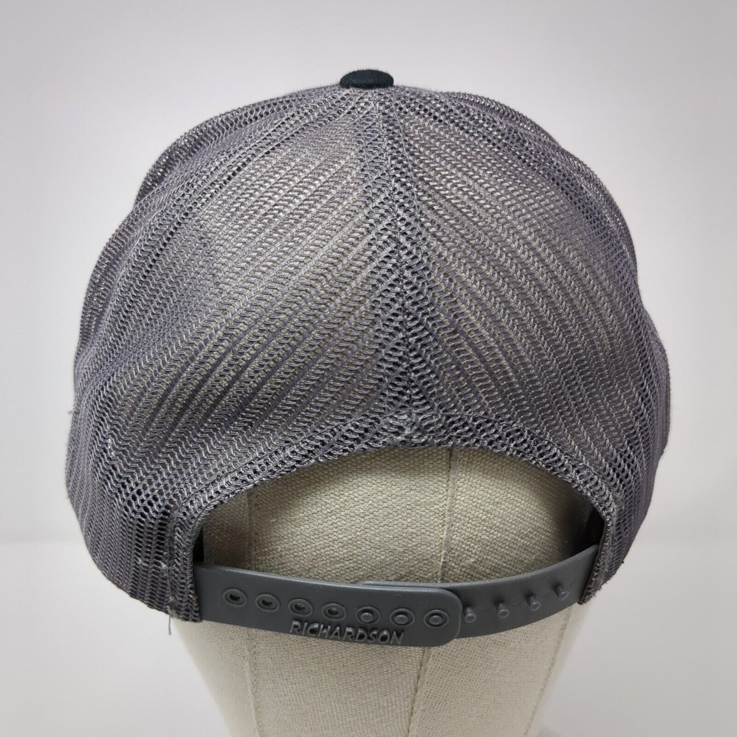 D&B Supply Patch Snapback Trucker Hat Black One Size Mesh Back Richardson