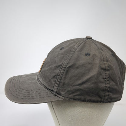 Carhartt Baseball Cap Gray One Size Strapback Cotton Canvas Front Patch Hat
