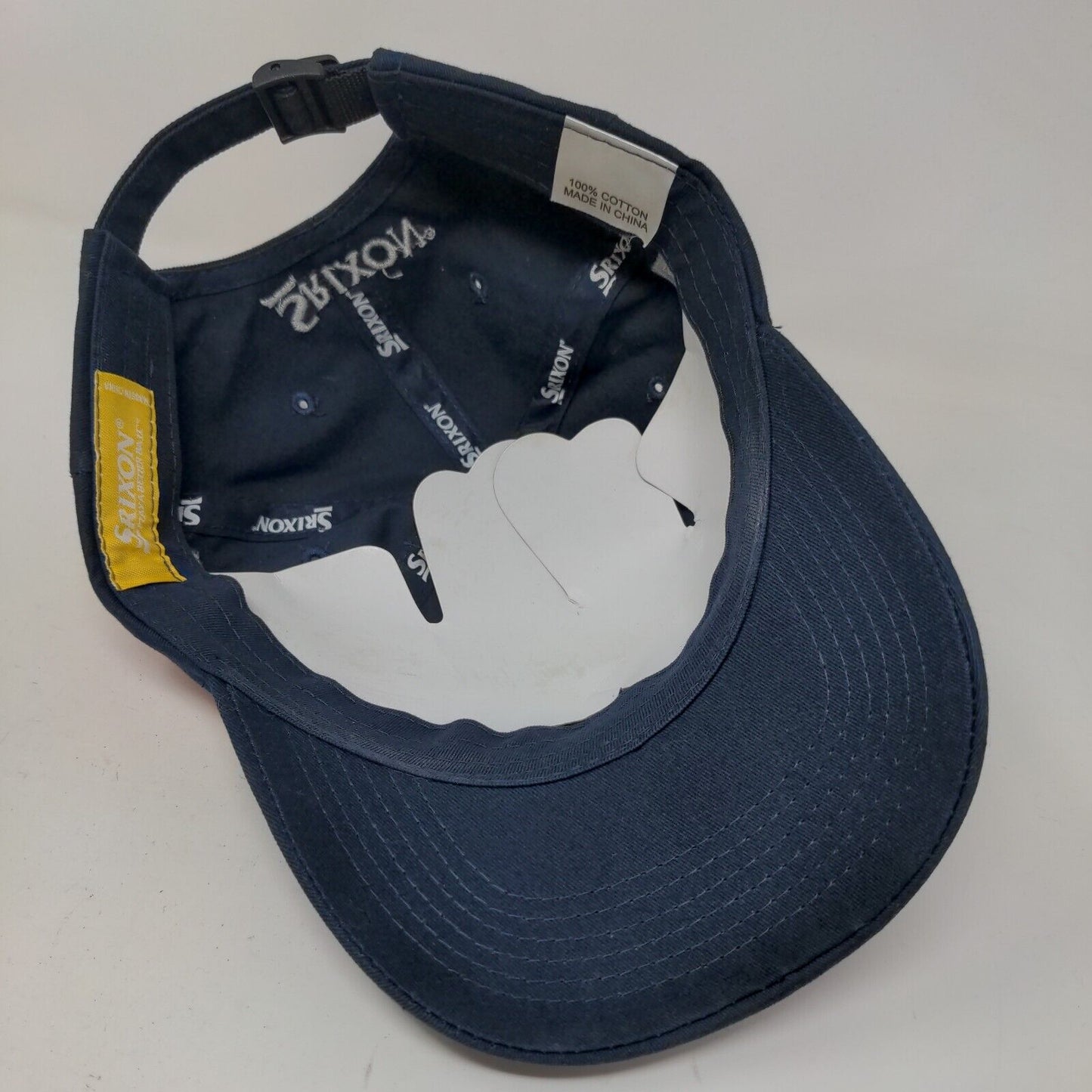 Srixon Men's Slideback Hat Blue Embroidered Z Star Logo 100% Cotton