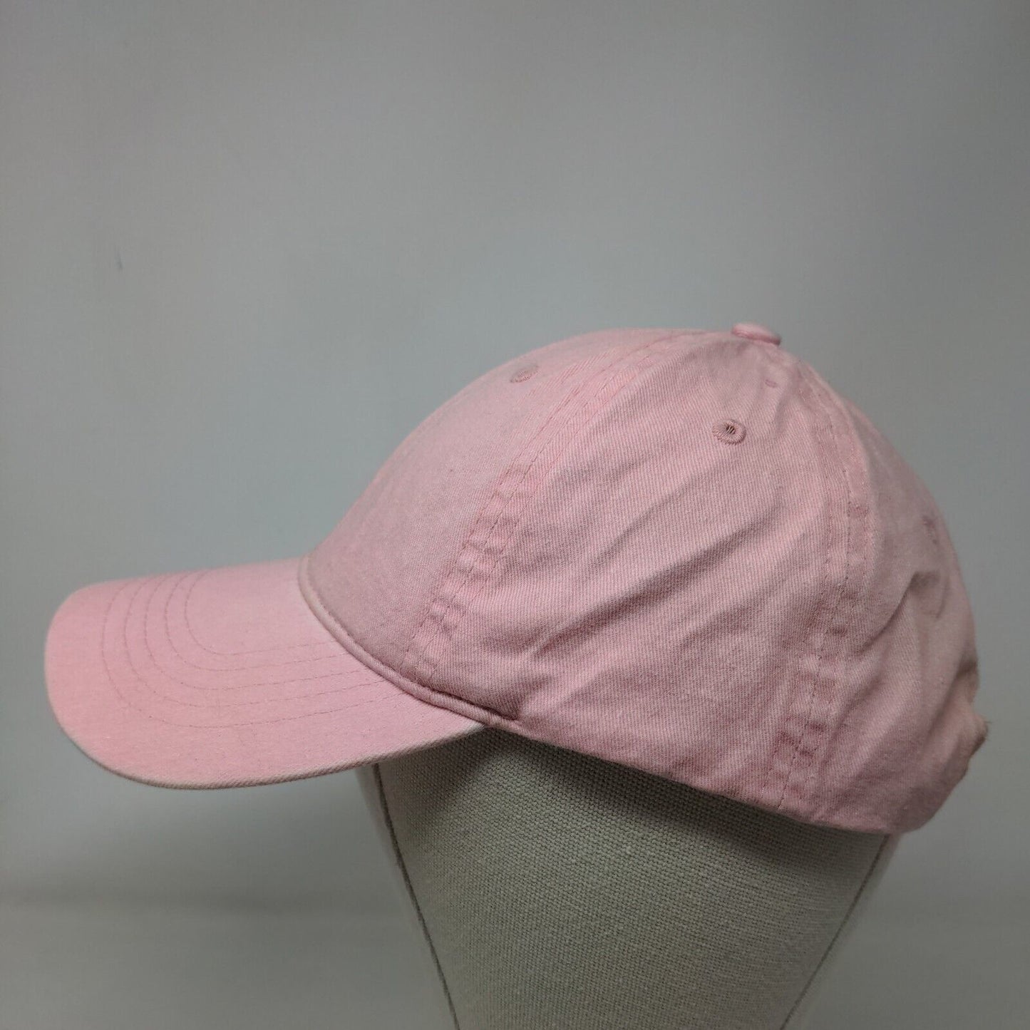 Unbranded Strapback Hat Pink Starlight OSFM Adjustable 6 Panel Blank