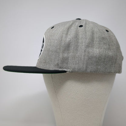 Yupoong Snapback Hat Gray Black One Size Toobs Distribution Flat Brim Green