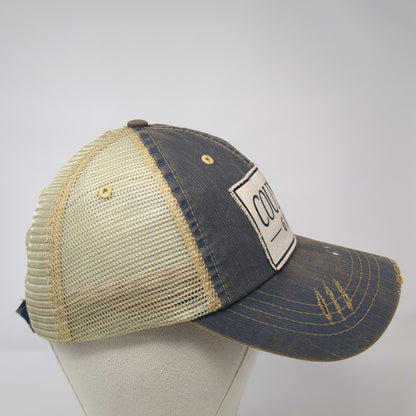 Country Girl Trucker Hat Multicolor One Size Adjustable Distressed Mesh Back