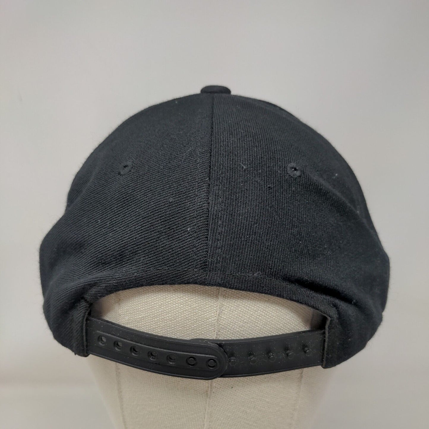 79 Au 196.97 Gold Snapback Hat Black One Size Embroidered Yupoong