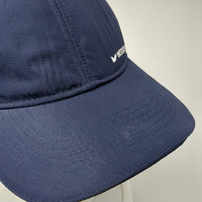 Mission Strapback Hat Blue One Size Adjustable Wet To Cool 6 Panel
