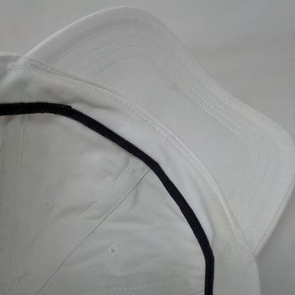 Nautica NS83 Slideback Hat White One Size Adjustable Embroidered Logo Cotton