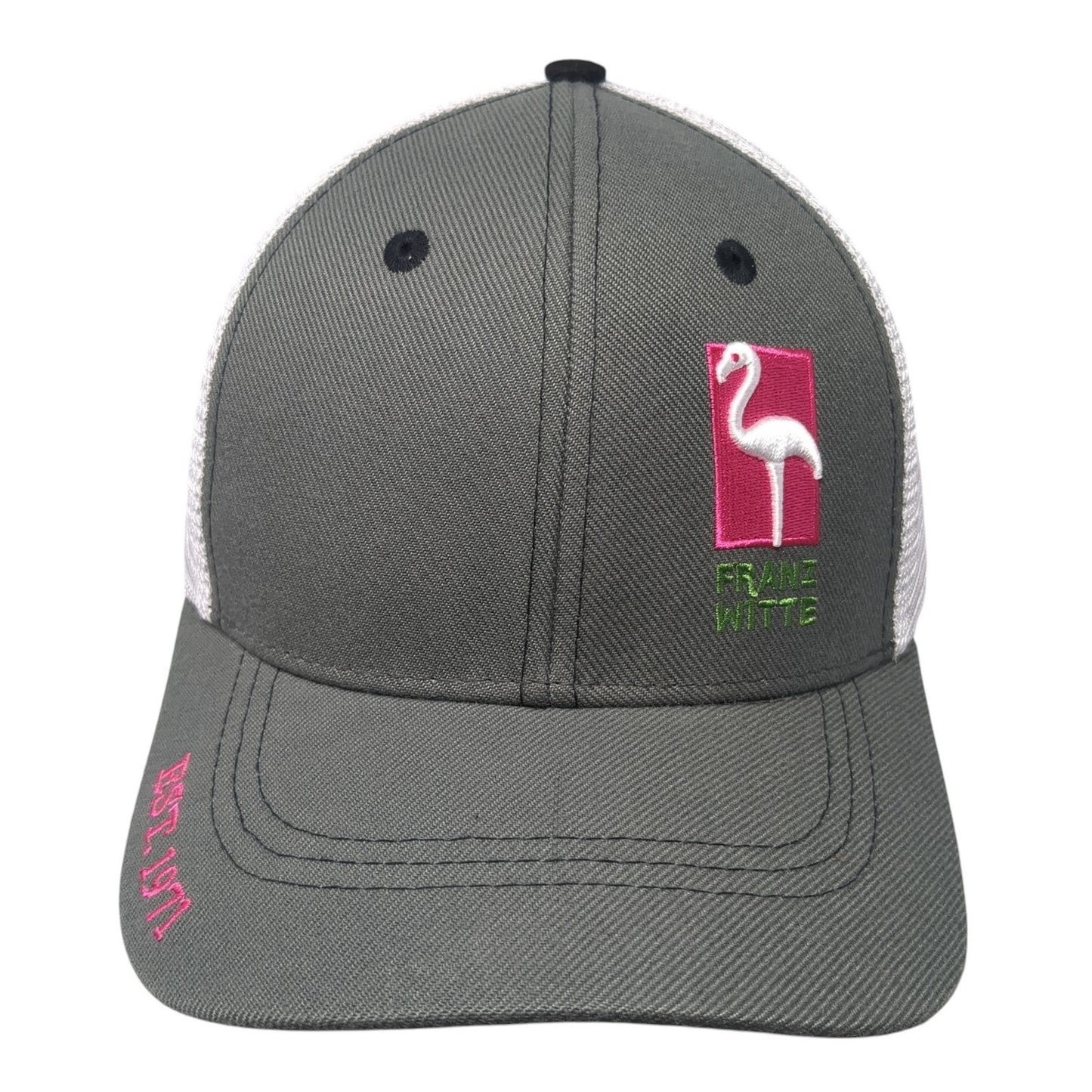 Franz Witte Est. 1971 Trucker Hat Gray One Size Adjustable Mesh Back Vie Gear