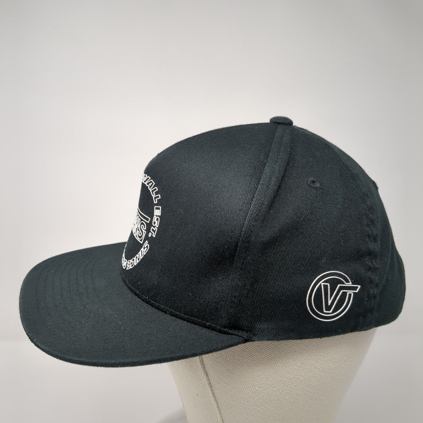 VANS Off The Wall Est. Since Sixty-Six Snapback Hat Black One Size 110 Flexfit