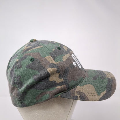 OAK Fitted Hat Camouflage S/M Lightweight Embroidered 6 Panel Flexfit Yupoong