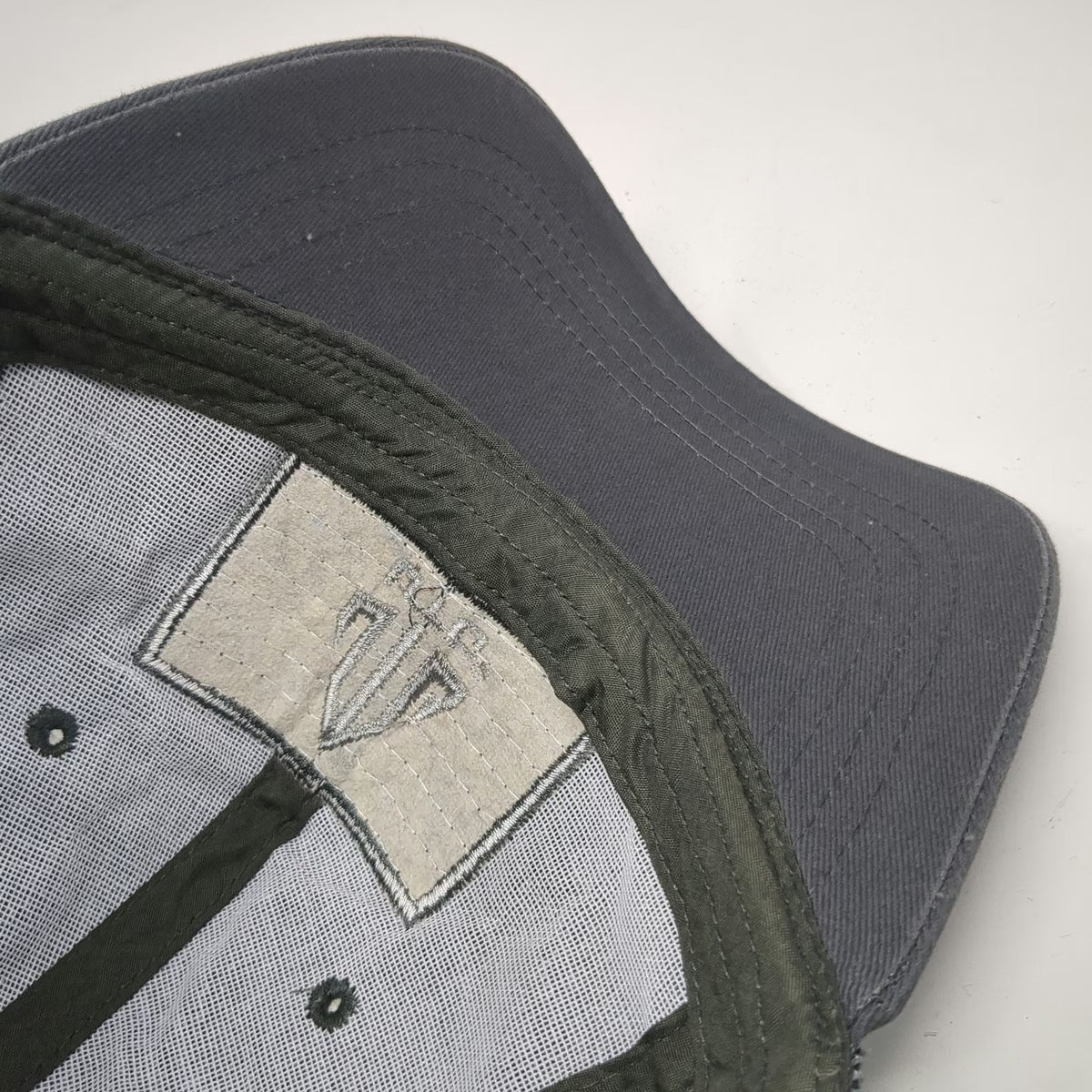 UTG Baseball Cap Gray One Size Mesh Strapback Tactical Patch Logo Hat Gear