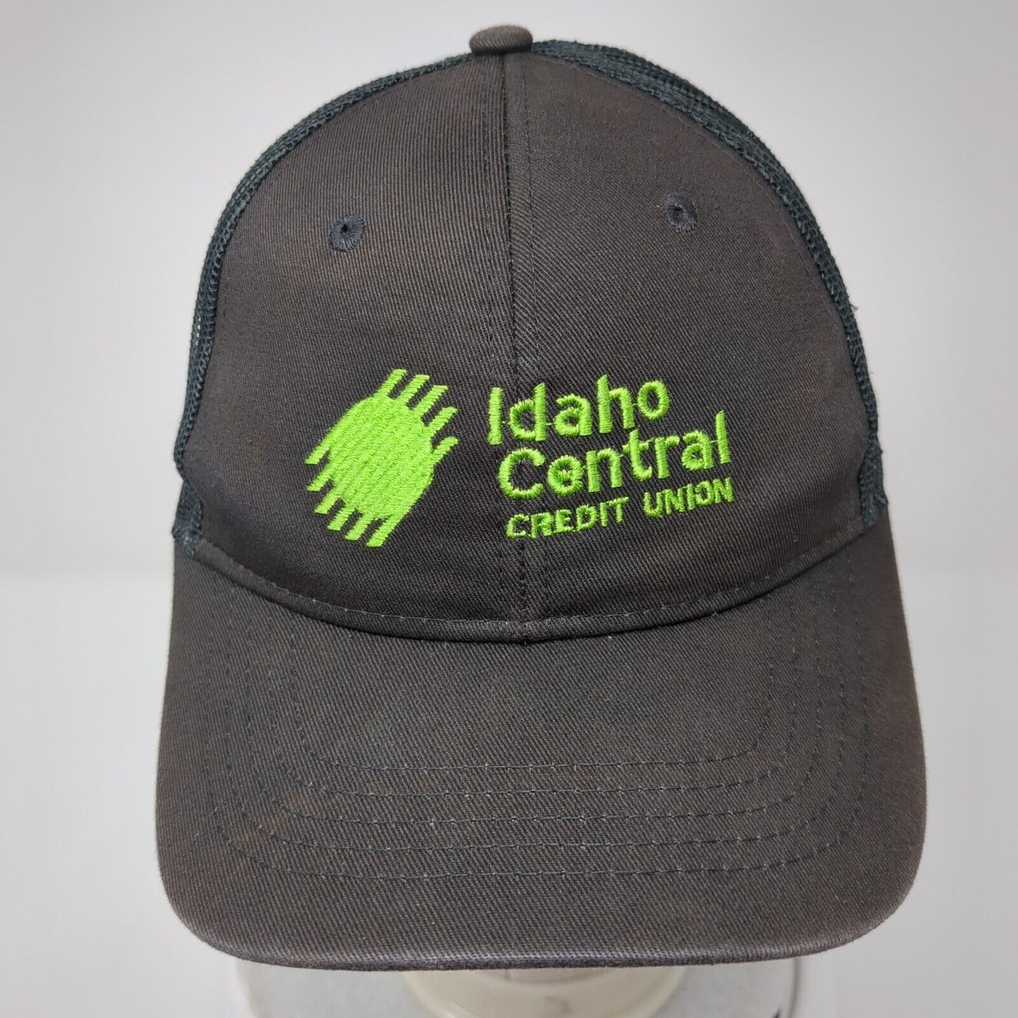 Idaho Central Credit Union Youth Snapback Trucker Hat Gray OS Port Authority