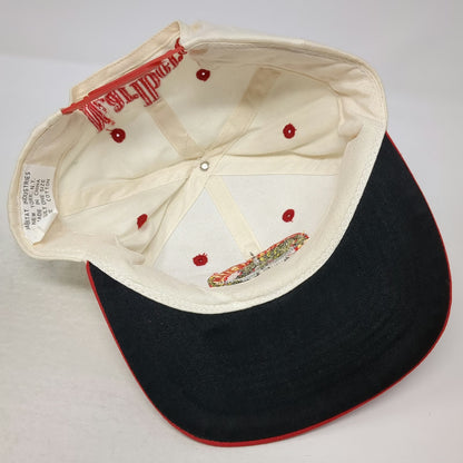 Habitat Industries Snapback Hat White Vintage Marlboro Adventure Team Lizard