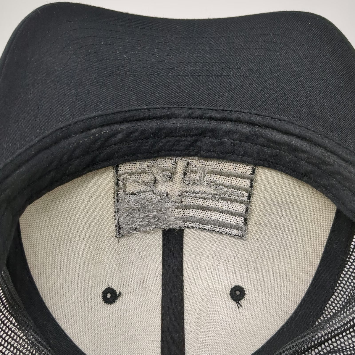 Yupoong Trucker Hat Black One Size Mesh Back American Flag Rifle Snapback hat