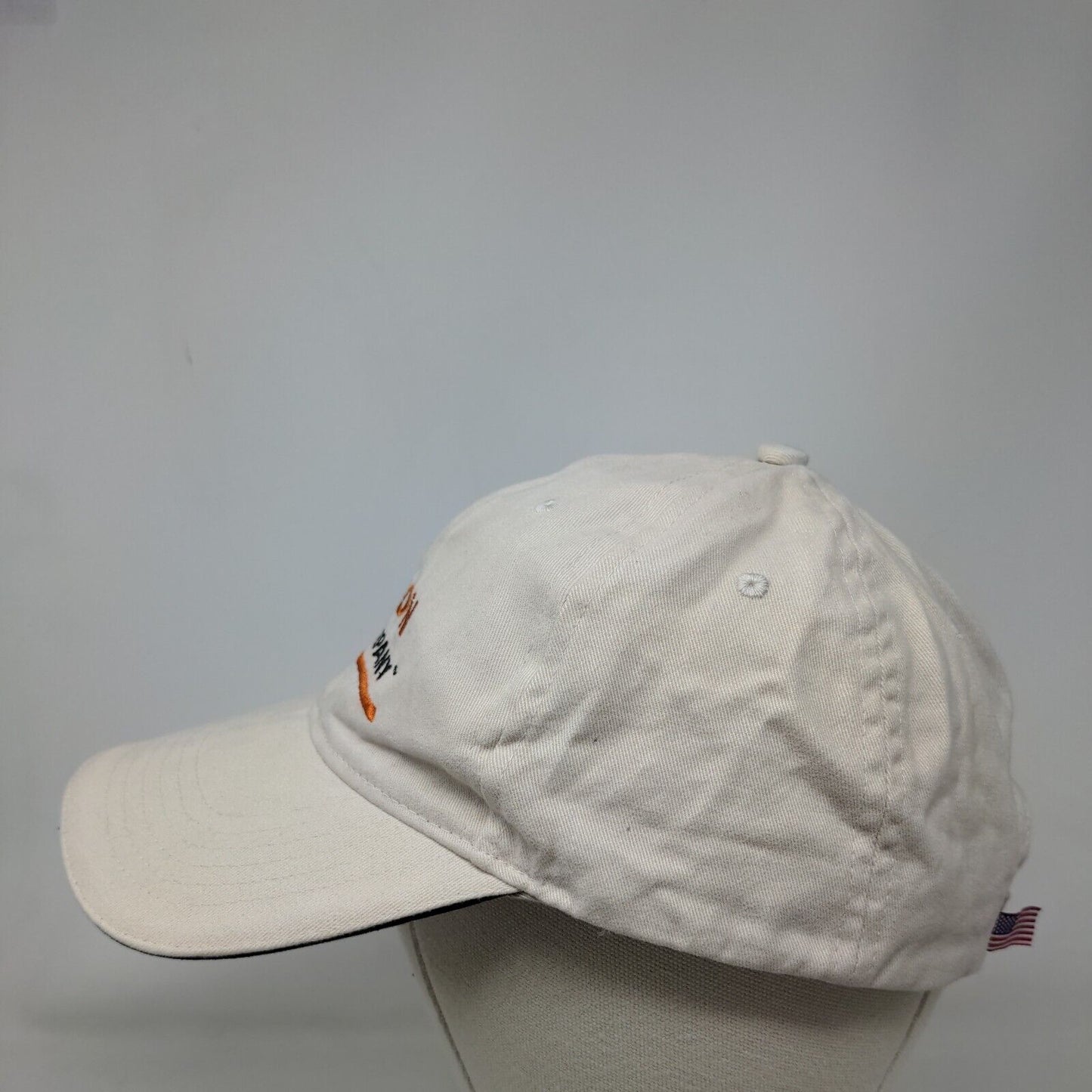 Dillon & Company Strapback Hat Cream One Size Adjustable Bayside
