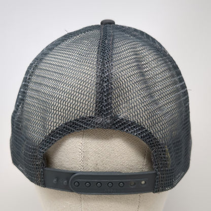 Otto iPAK Logo Trucker Hat Gray One Size Mesh Back Snapback Rope Braided Foam