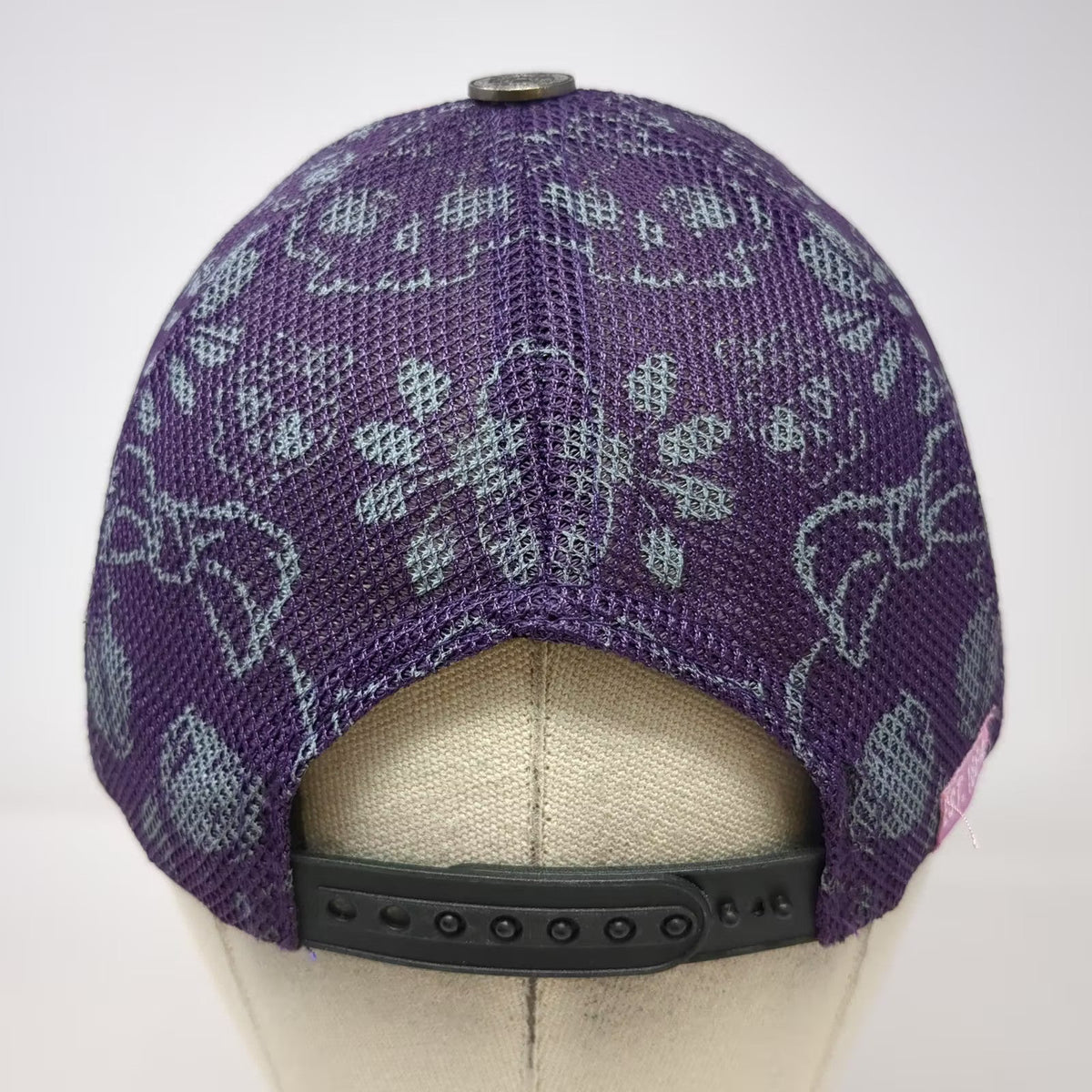 Winchester Mystery House Immortal Beloved Gray Purple Mesh Trucker Hat One Size