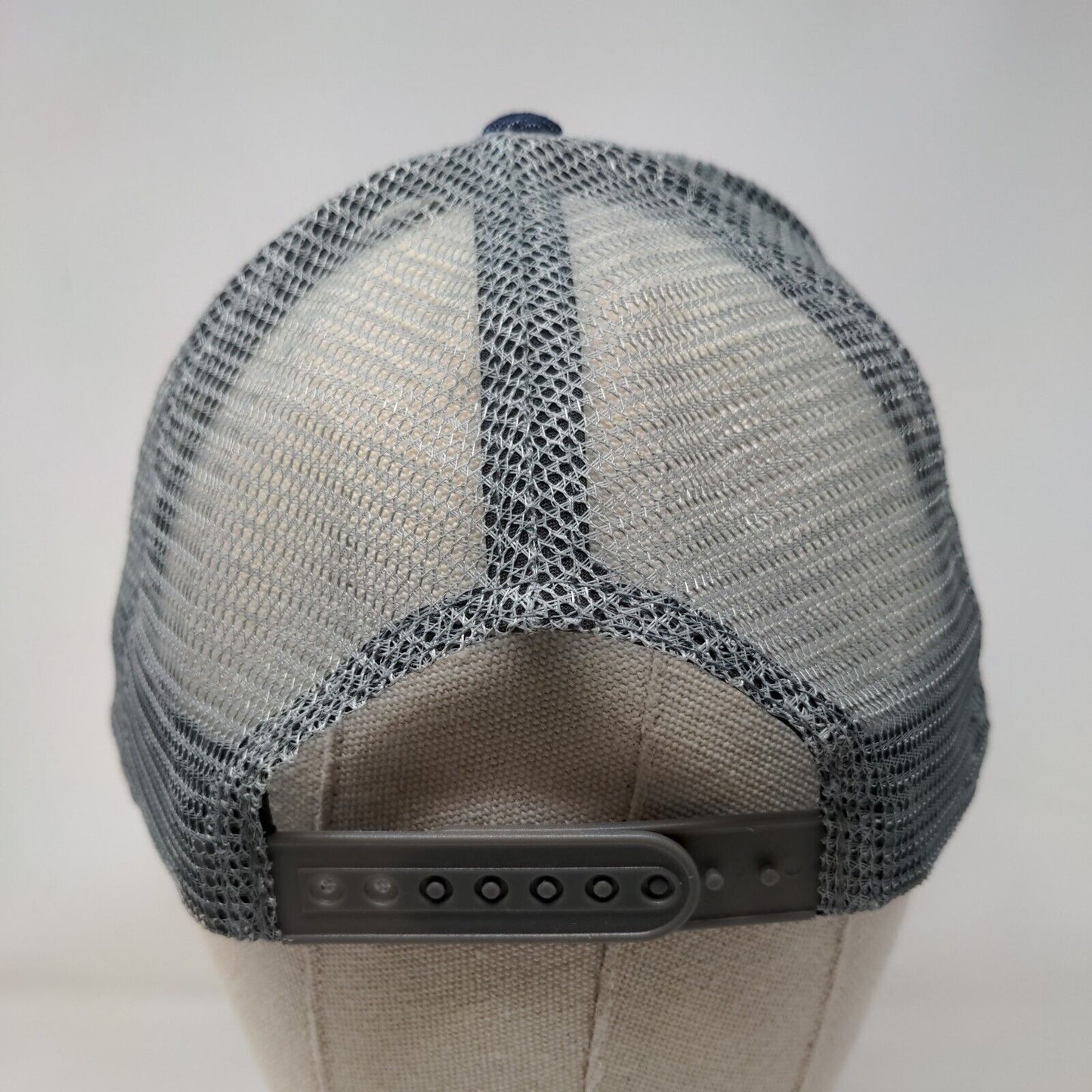 SuperS Premium Lubricants Snapback Trucker Hat Blue OS Adjustable Mesh Back