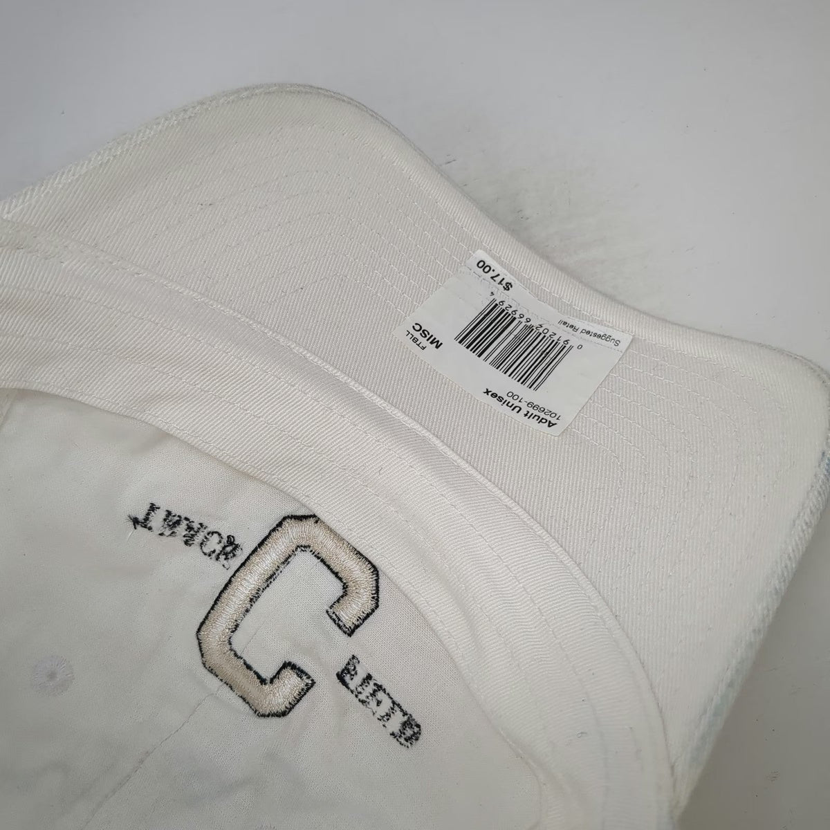 Nike Baseball Cap White One Size Track Field Eagles Heritage 86 Cotton Hat