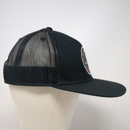 NPA Powersports Auction Black Trucker Hat OSFM Snapback Mesh Motorcycle Patch