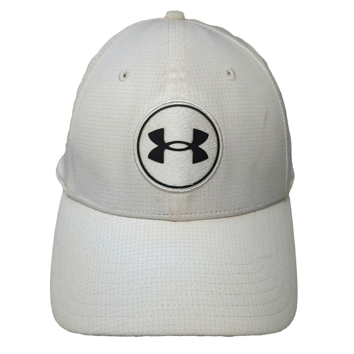 Under Armour Baseball Cap White XL Golf Performance Textured Classic Fit Hat