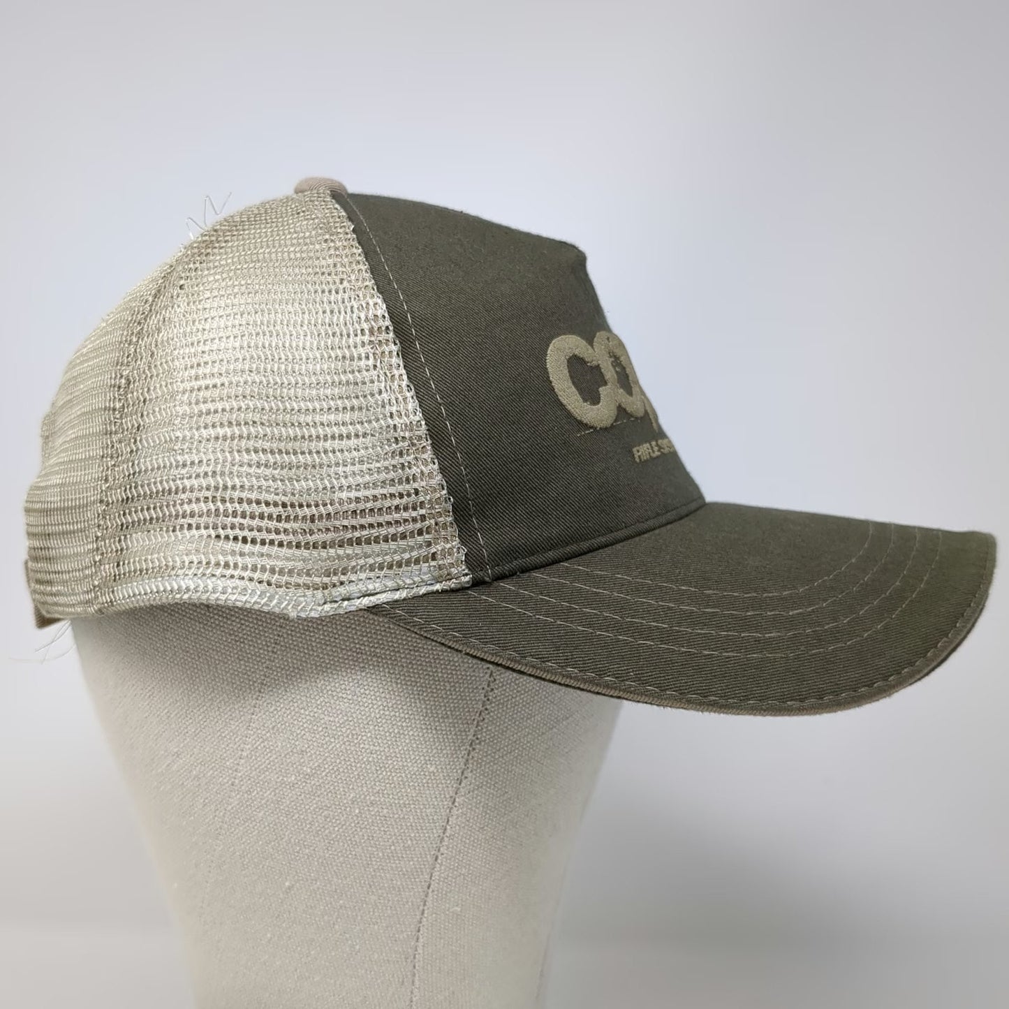 Cobra 5 Panel Green Hat One Size Mesh Back Strapback Core Rifle Systems Tactical