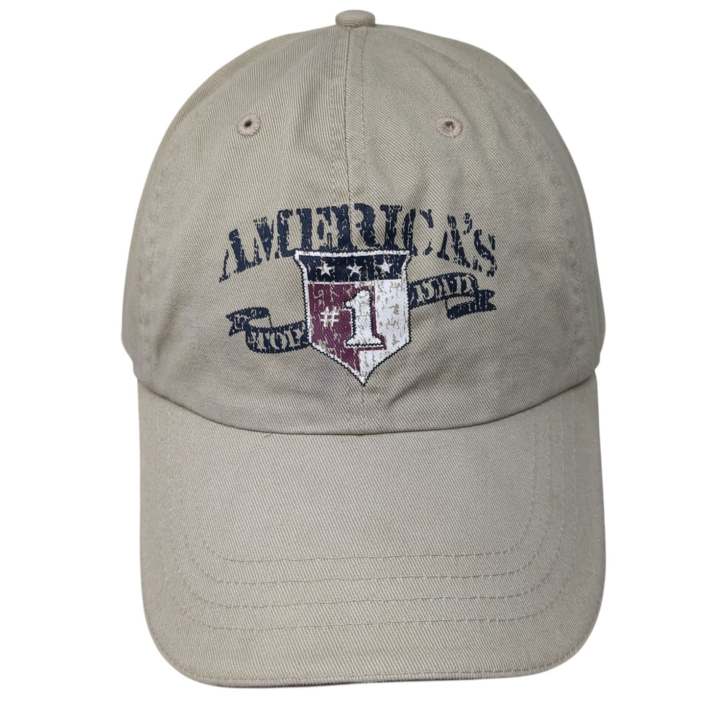 America's Top #1 Slideback Baseball Cap Brown OS Adjustable Sonoma Life+Style